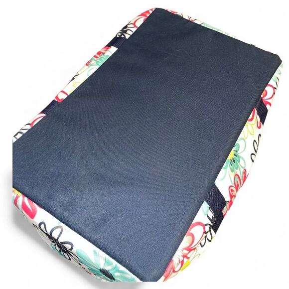 Thirty One Deluxe Utility Tote Loopsy Daisy Organizer Car Trunk Floral Collapse - Picture 5 of 9